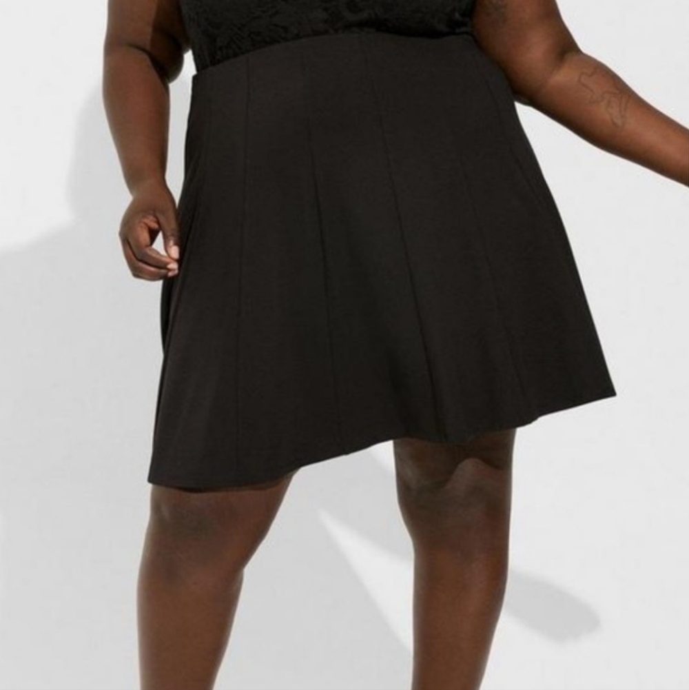 Black A-Line Skirt